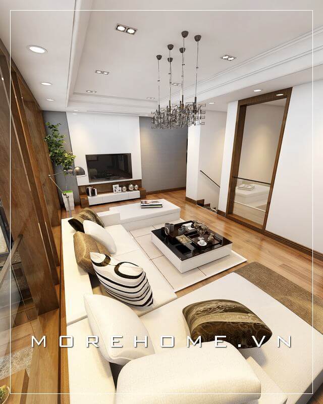 Thiết kế nội thất phòng khách nhà phố